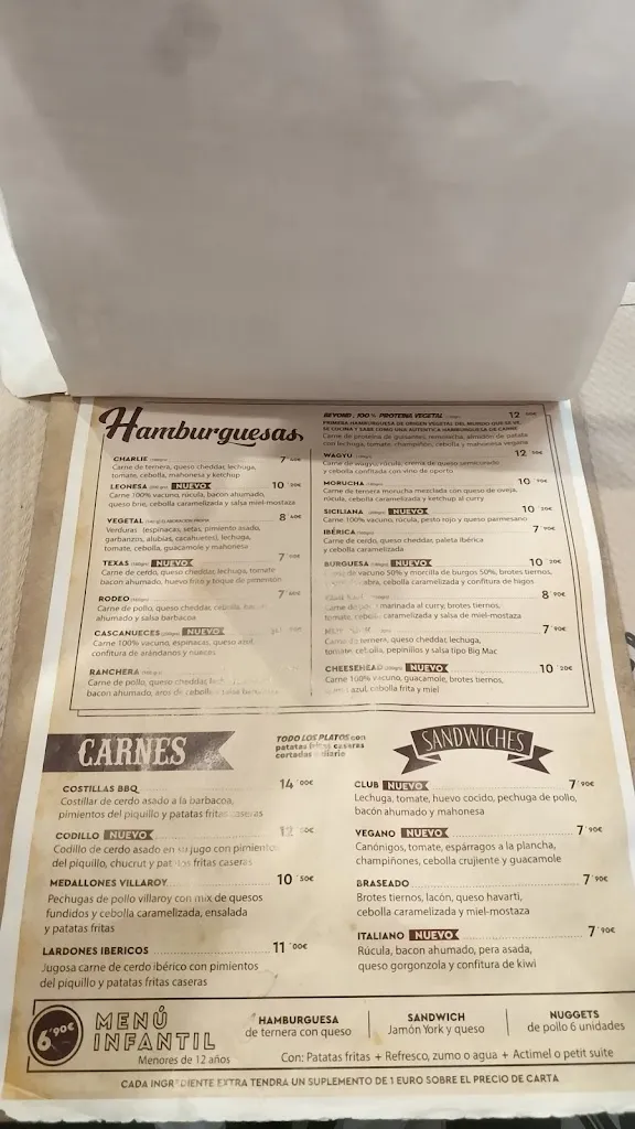 Menu_Charlie Comedy Burger Factory_Cabeza de Béjar La_image_2