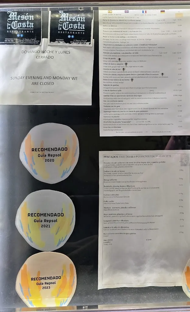 Menu_El Mesón de La Costa_Torrevieja_image_2
