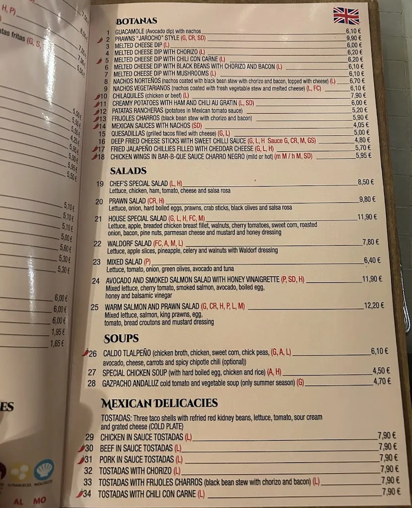 Menu_El Charro Negro_Torrevieja_image_1