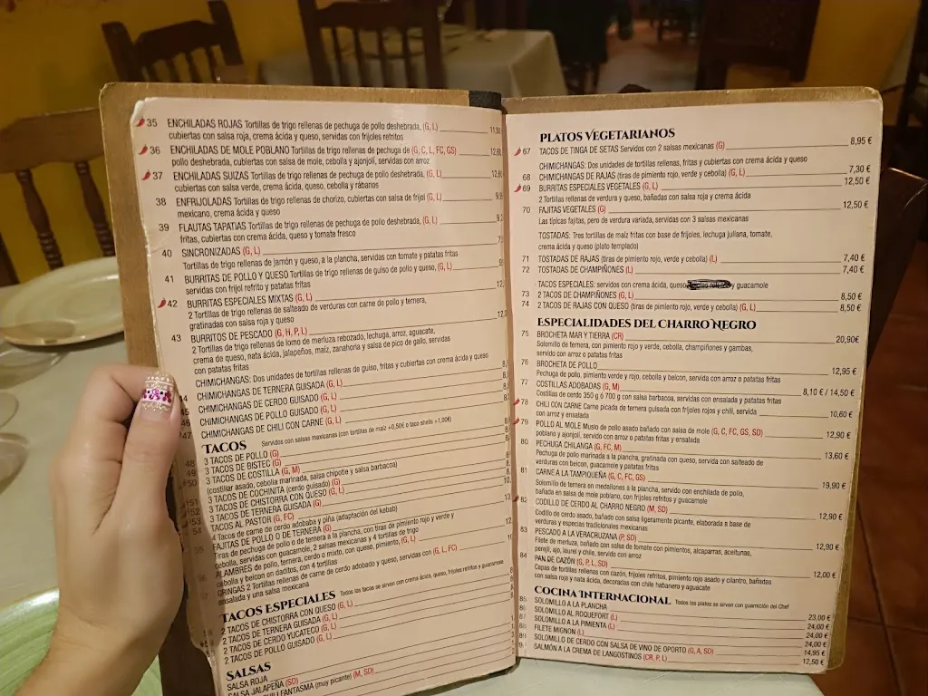 Menu_El Charro Negro_Torrevieja_image_3