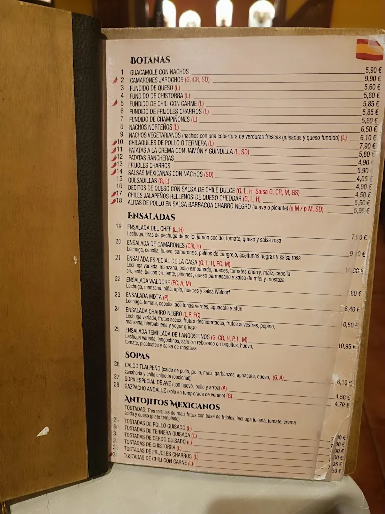 Menu_El Charro Negro_Torrevieja_image_4