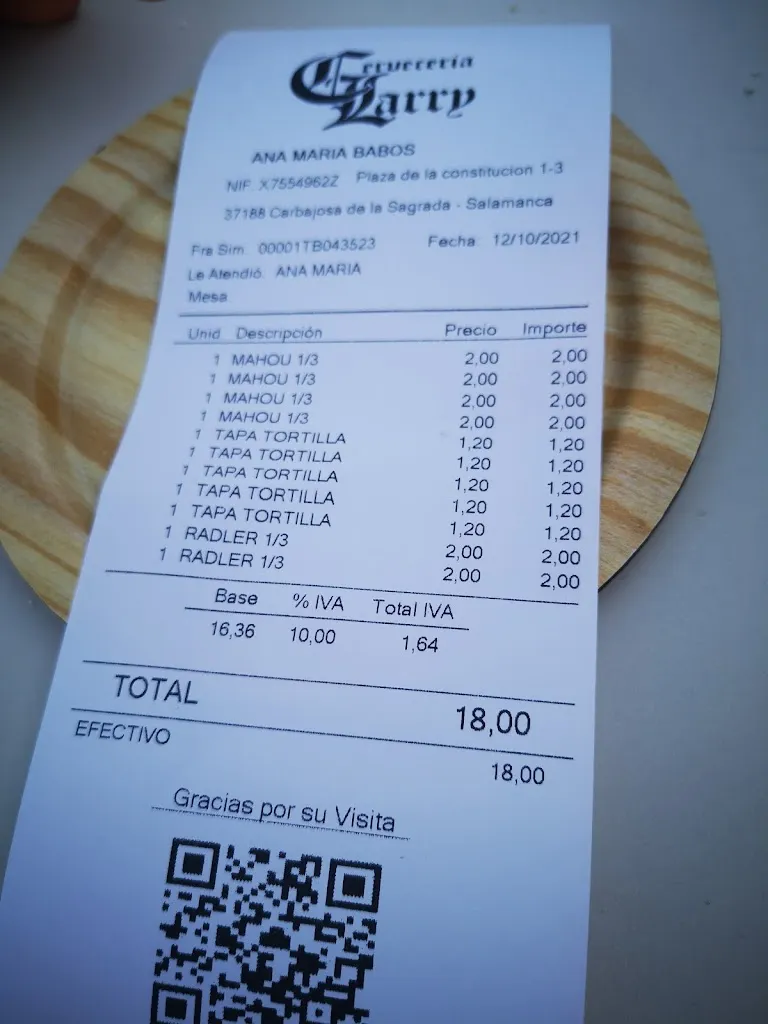 E. V. C._Cervecería Larry’s_Carbajosa de la Sagrada_review