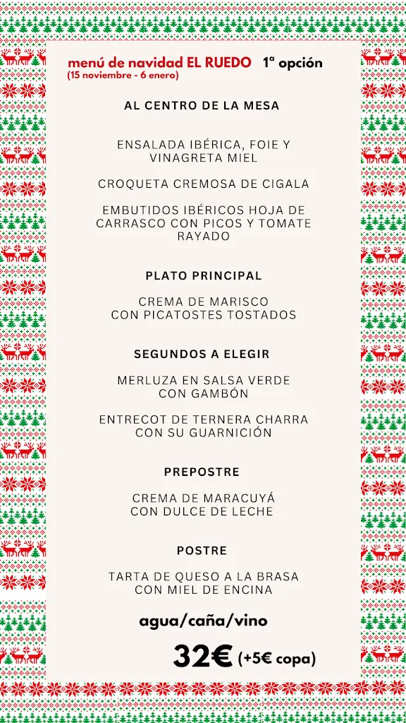 Menü_Restaurante El Ruedo_Candelario_Bild_3