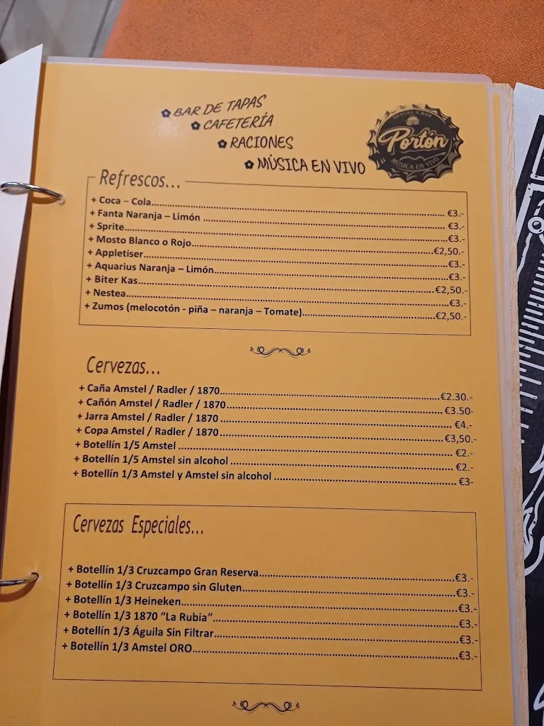 Menü_El Portón de Candelario_Candelario_Bild_2