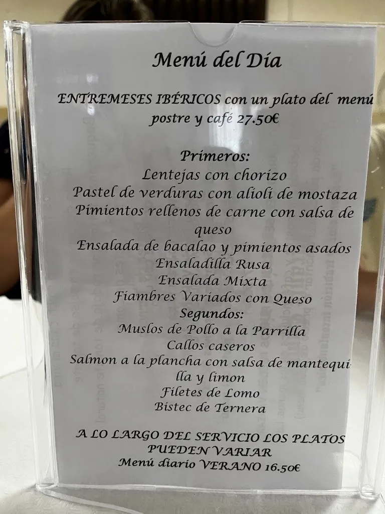 Menu_Campero Bar Restaurante Hostal_Chagarcía Medianero_image_1