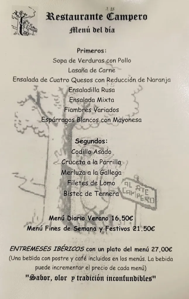 Menu_Campero Bar Restaurante Hostal_Chagarcía Medianero_image_3