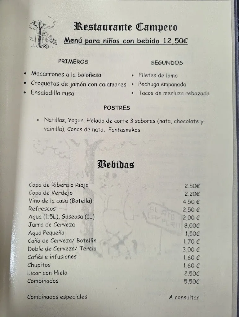 Menu_Campero Bar Restaurante Hostal_Chagarcía Medianero_image_4