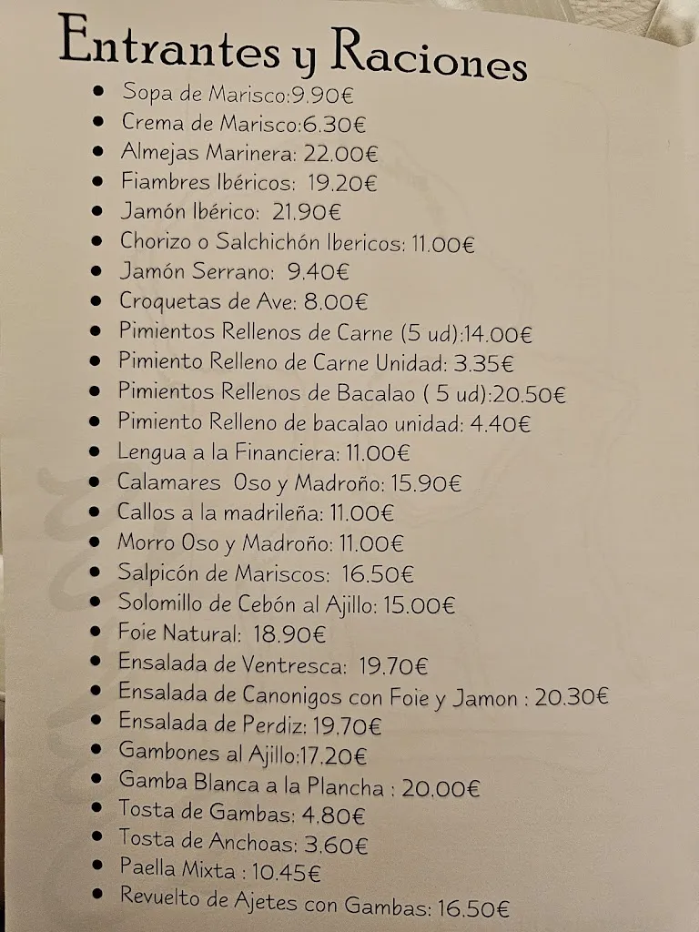 Menu_Restaurantes El Oso y El Madroño_Campo de Peñaranda El_image_1