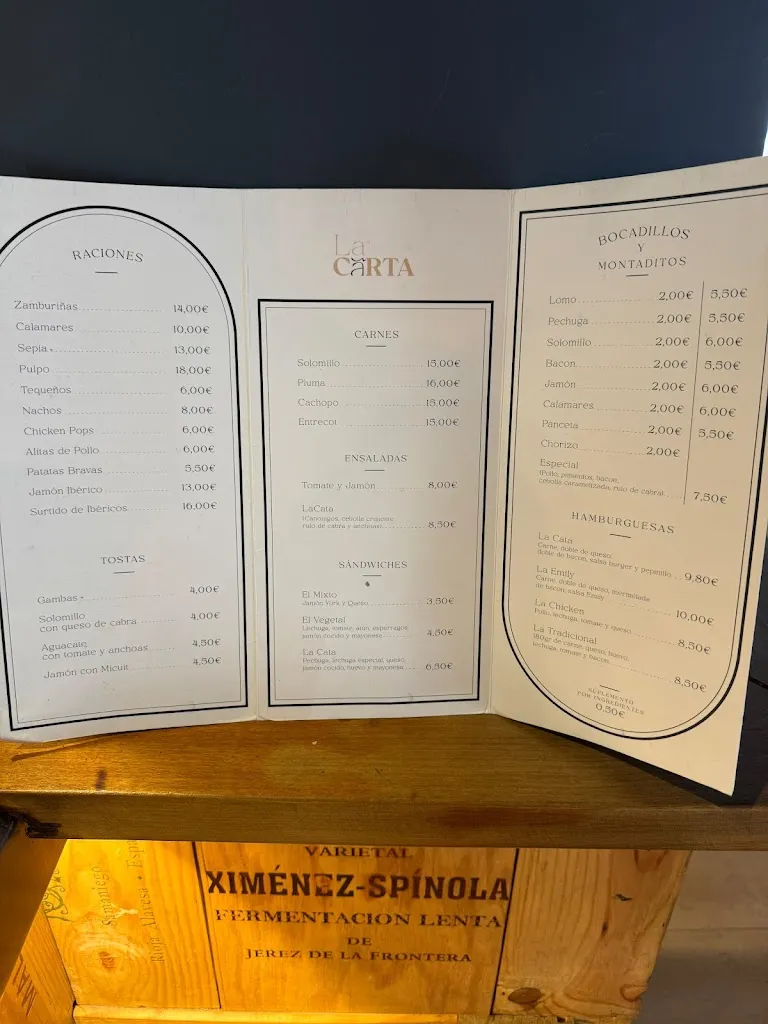 Menü_La cata gastrobar_Coca de Alba_Bild_1