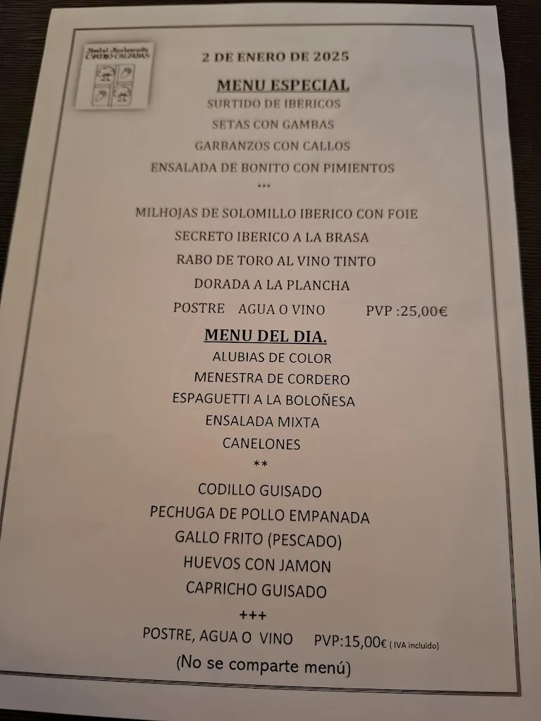 Menu_Cuatro Calzadas_Coca de Alba_image_2