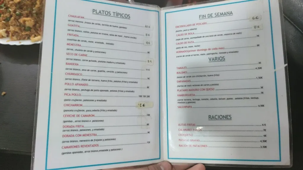 Menu_Restaurante la cabaña_Cristóbal_image_1