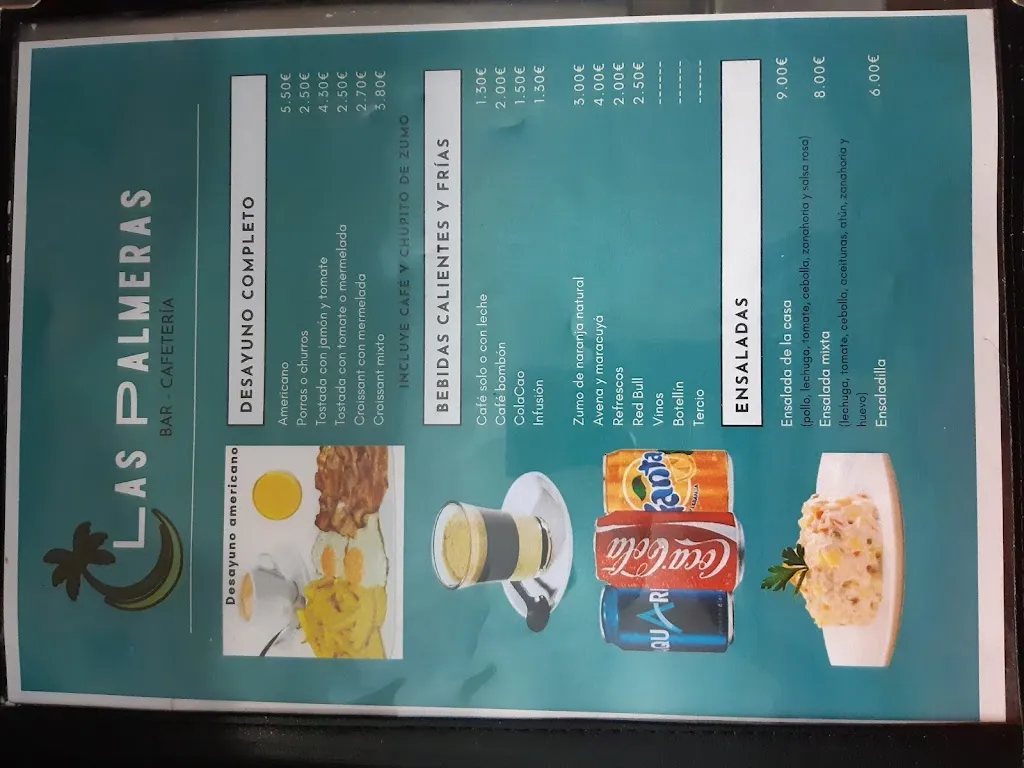 Menu_Bar Las Palmeras_Cristóbal_image_1