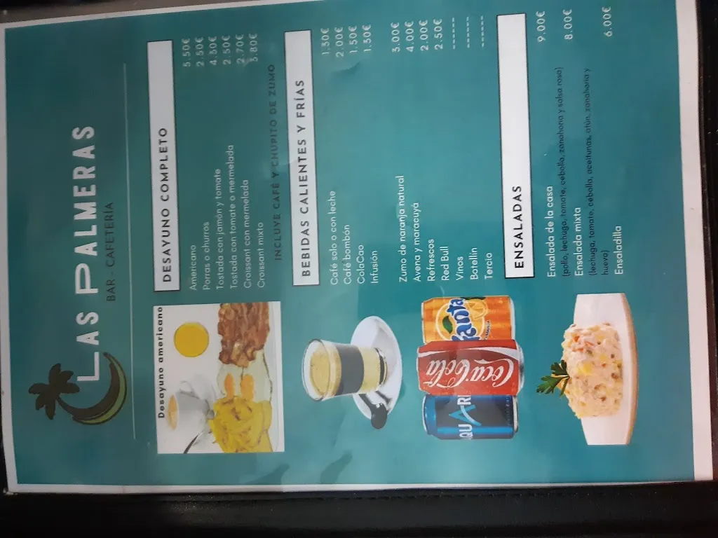 Menu_Bar Las Palmeras_Cristóbal_image_2