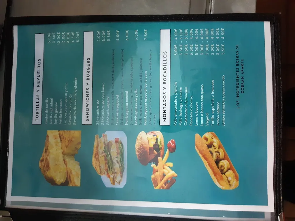 Menu_Bar Las Palmeras_Cristóbal_image_4