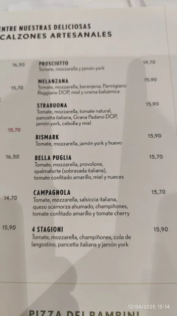 Menu_Restaurante La Tagliatella | La Morea, Cordovilla_Cordovilla_image_4