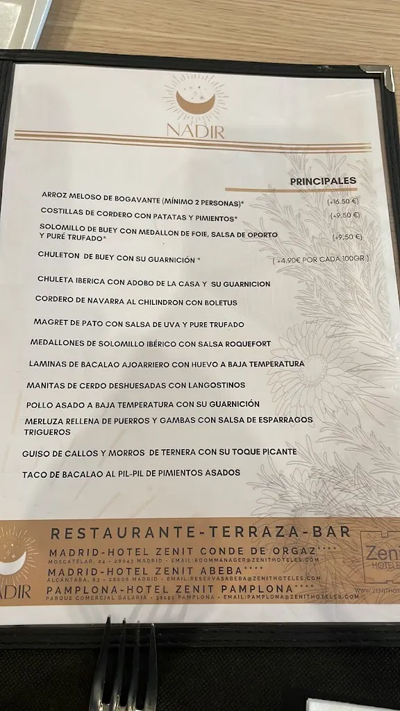 Menu_RESTAURANTE LA MOREA_Cordovilla_image_2