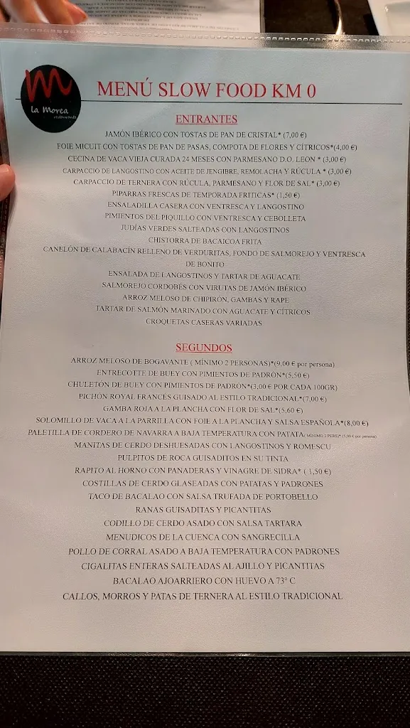 Menu_RESTAURANTE LA MOREA_Cordovilla_image_4