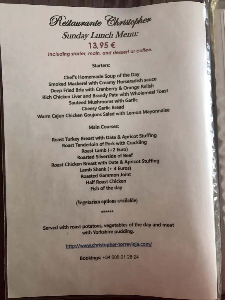 Menu_Restaurante Christopher_Torrevieja_immagine_2