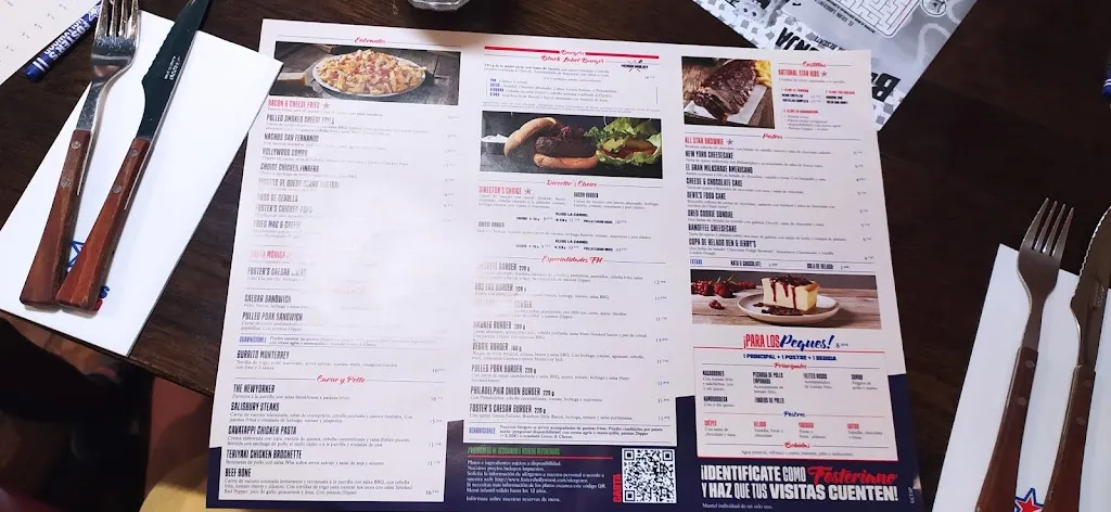 Menu_Foster's Hollywood_Cordovilla_image_2