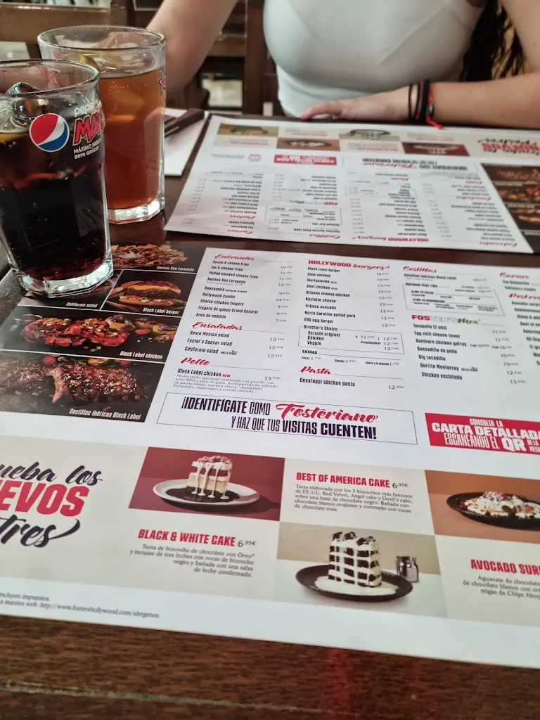 Menu_Foster's Hollywood_Cordovilla_image_3