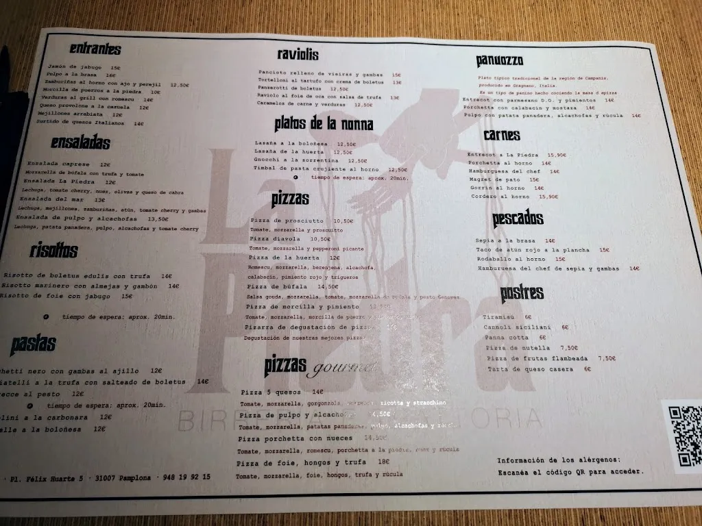 Menu_La Piedra_Cordovilla_image_1