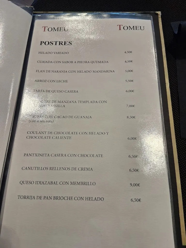 Menu_Tomeu Restaurante Bar_Cordovilla_image_2