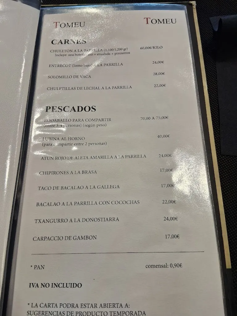 Menu_Tomeu Restaurante Bar_Cordovilla_image_3