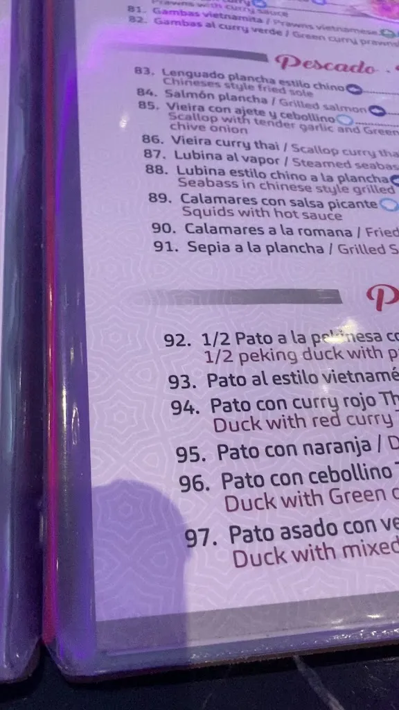 Menü_Restaurante Gran China_Torrevieja_Bild_4