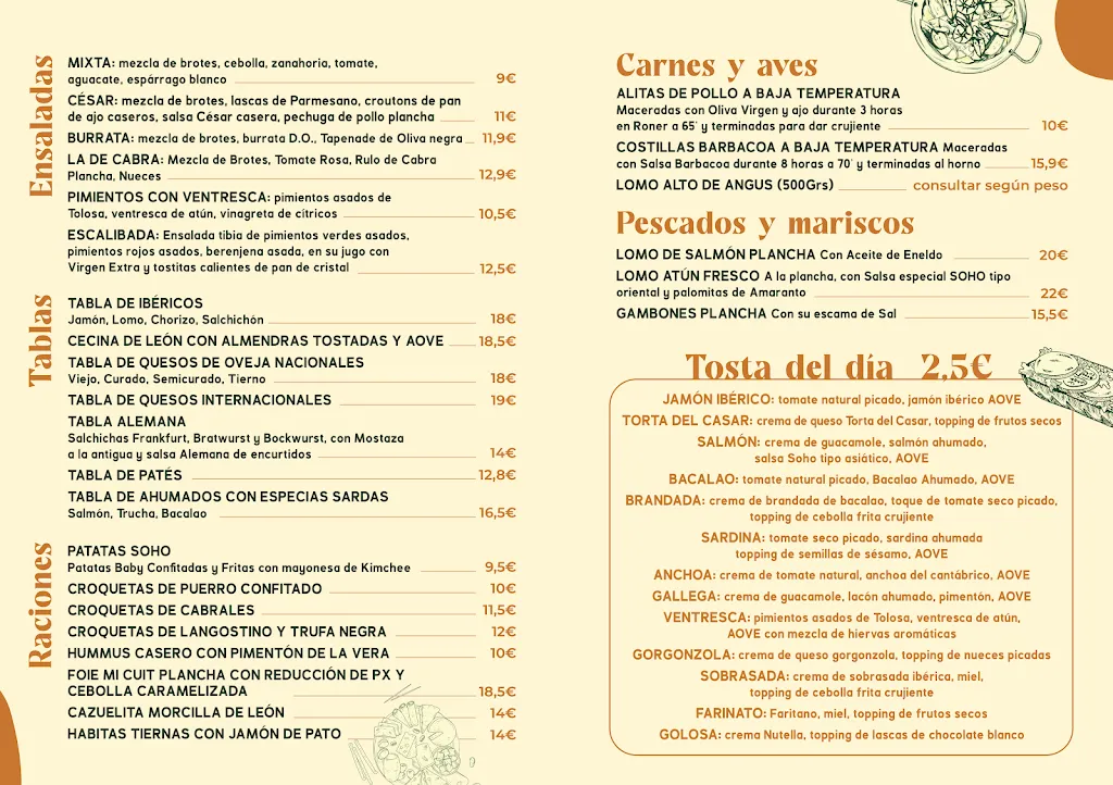 Menu_Soho Ledesma_Doñinos de Ledesma_image_1