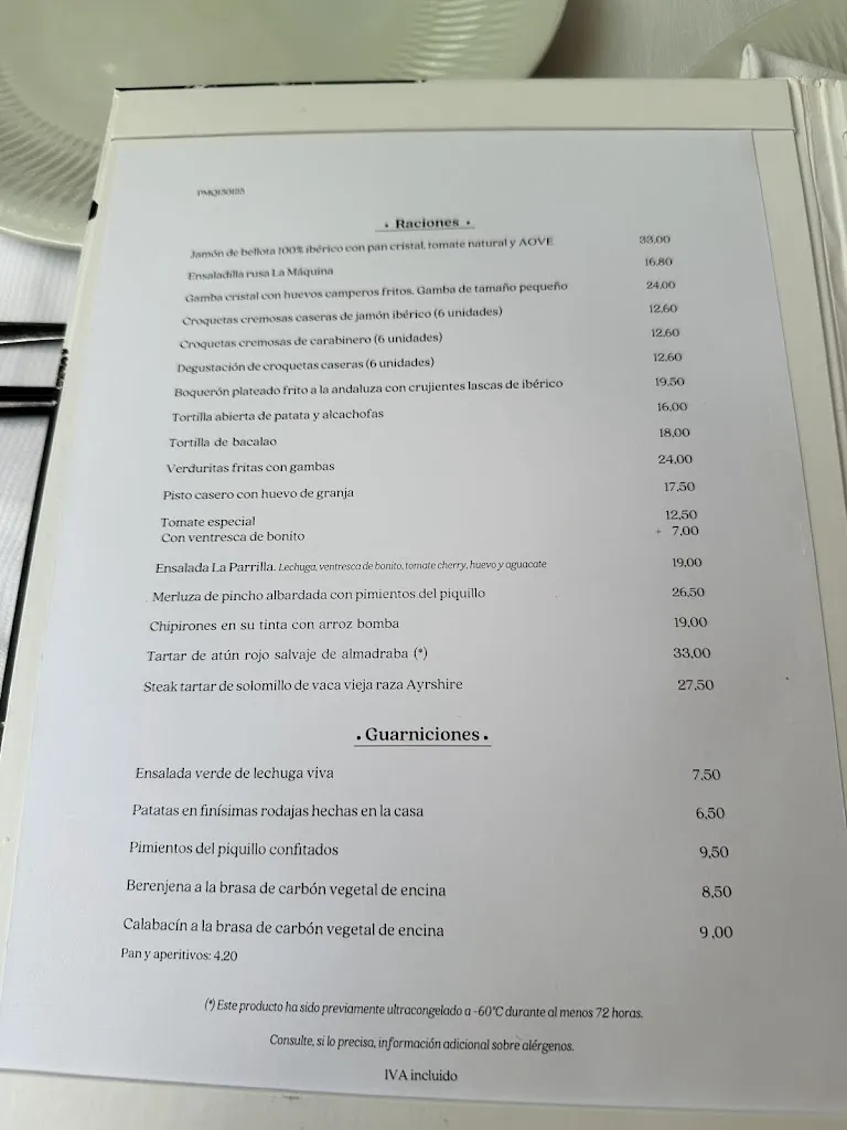 Menu_La Parrilla de La Máquina_Encina La_image_1