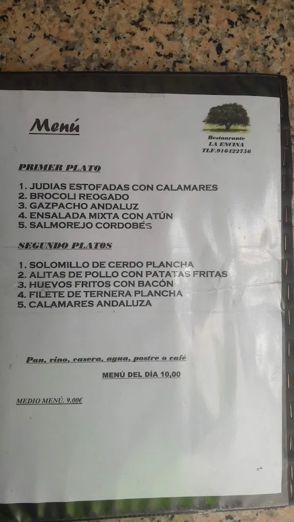 Menu_Restaurante La Encina_Encina La_image_4