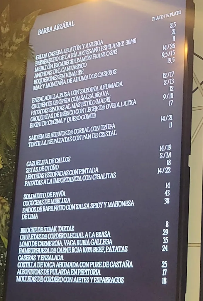 Menu_Arzábal | Restaurante Retiro Madrid_Encina La_image_1