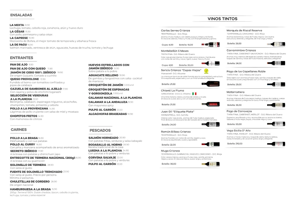 Menu_Pacu Restaurante Pizzería_Torrevieja_image_4