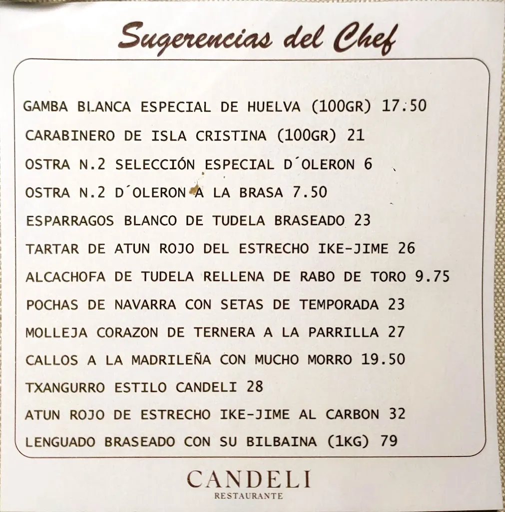 Menu_Candeli Restaurante_Encina La_image_1