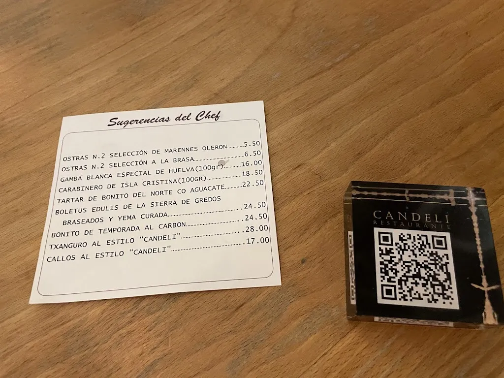 Menu_Candeli Restaurante_Encina La_image_3