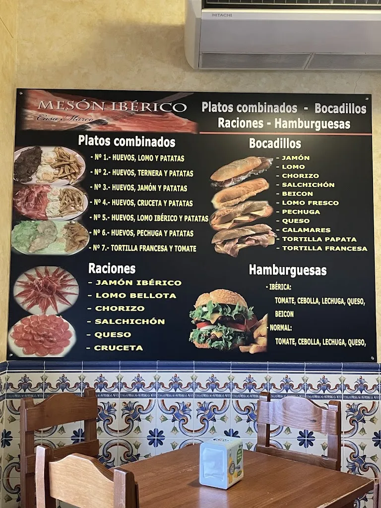 Menu_Mesón Ibérico Casa Marco_Fresno Alhándiga_image_1