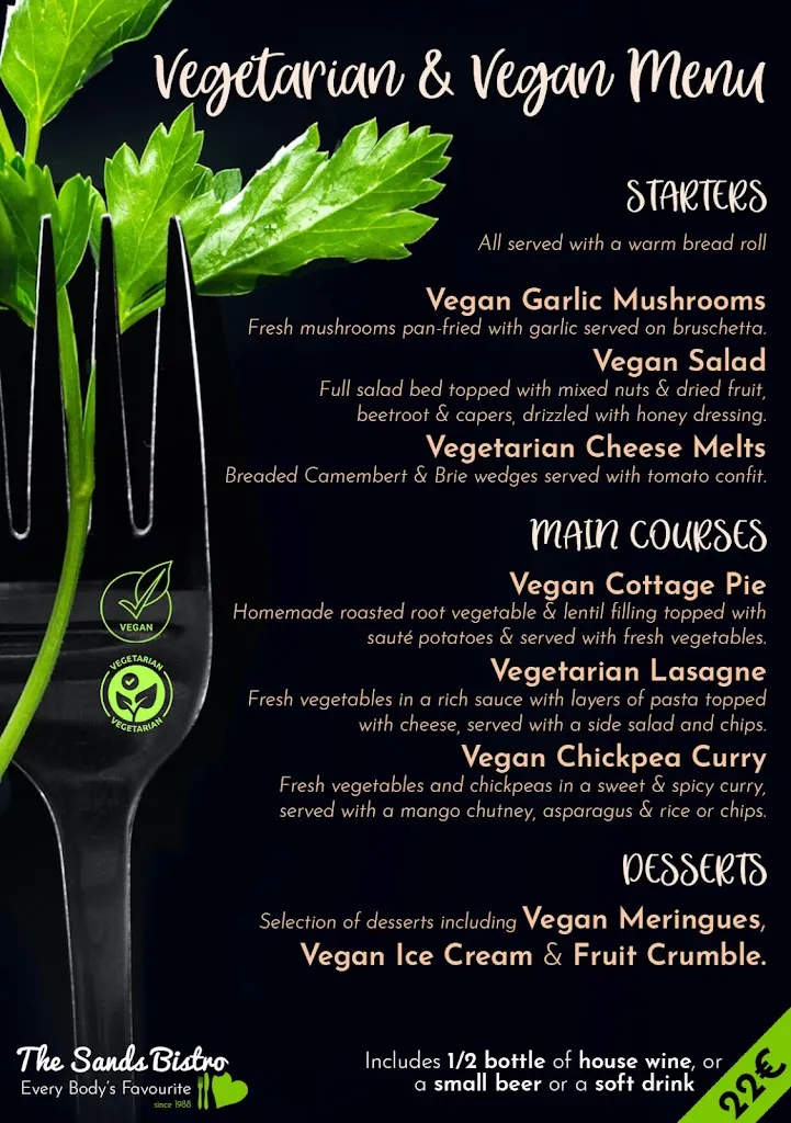 Menu_The Sands Bistro_Torrevieja_immagine_2