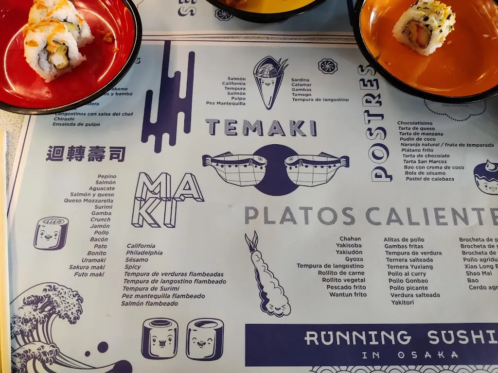 Menu_Running Sushi in Osaka_Fuente de San Esteban La_image_4