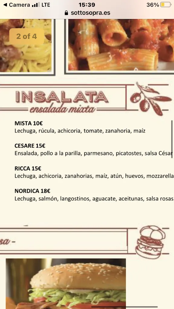 Menu_Grazie Mille Mozzarella Bar Galería Canalejas_Fuente de San Esteban La_image_3