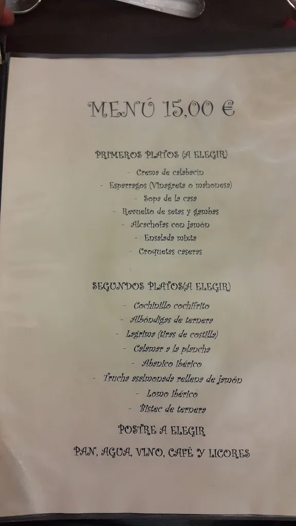 Menu_Restaurante las Llares_Fuente de San Esteban La_image_1