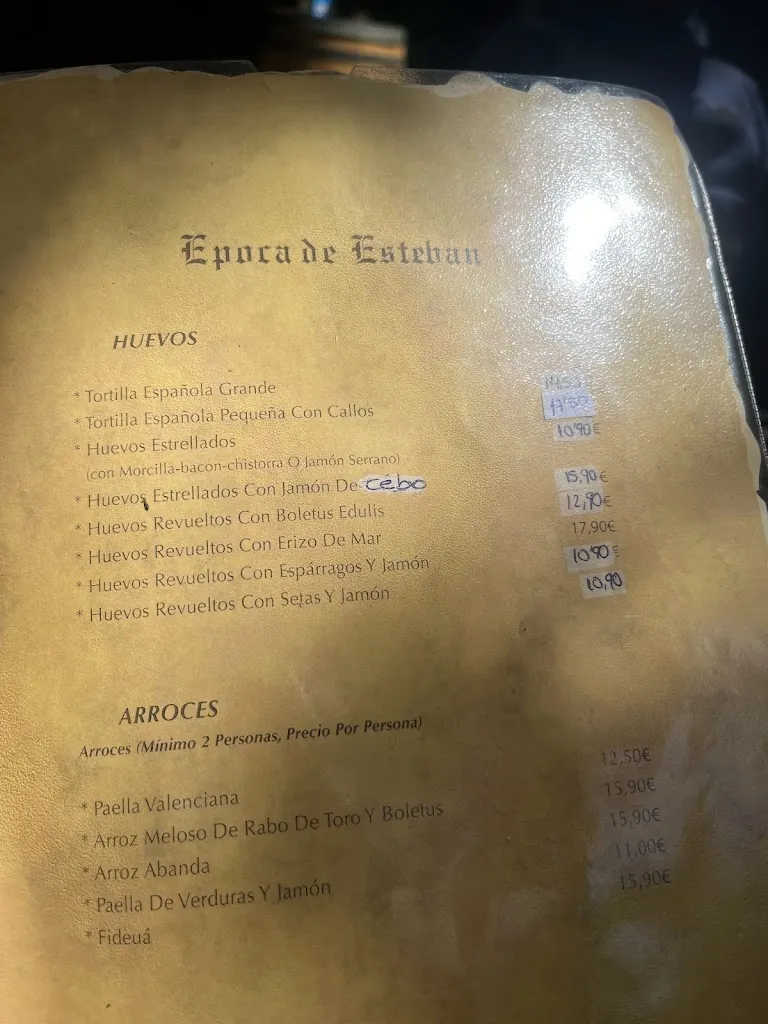 Menu_Época de Esteban_Fuente de San Esteban La_image_1