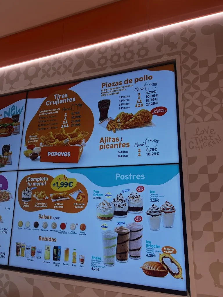 Menu_Popeyes Famous Louisiana Chicken_Fuente de San Esteban La_image_3