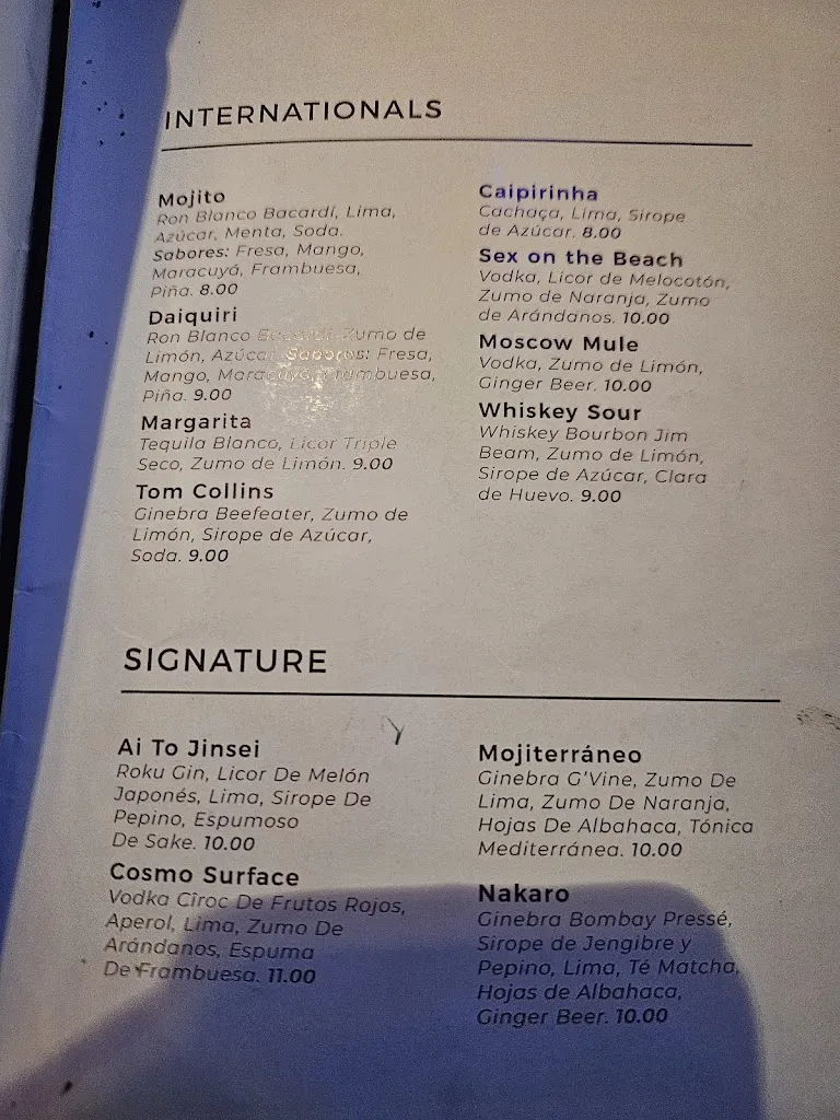 Menu_La Fusión Restaurante_Torrevieja_image_1