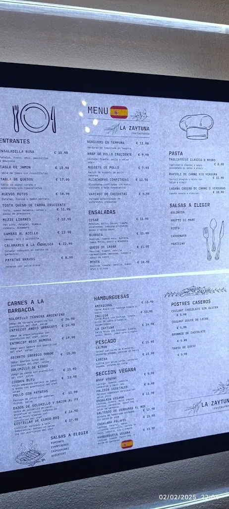 Menu_La Zaytuna Restaurant_Torrevieja_image_4
