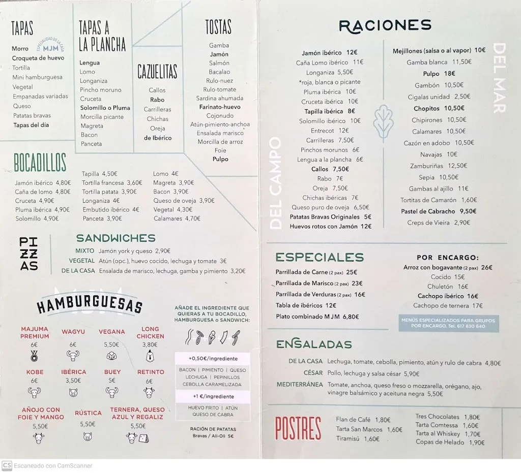 Menu_Cafeteria Majuma_Gejuelo del Barro_image_1