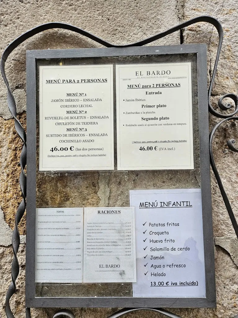 Menu_El Bardo Conchas_Gejuelo del Barro_image_1