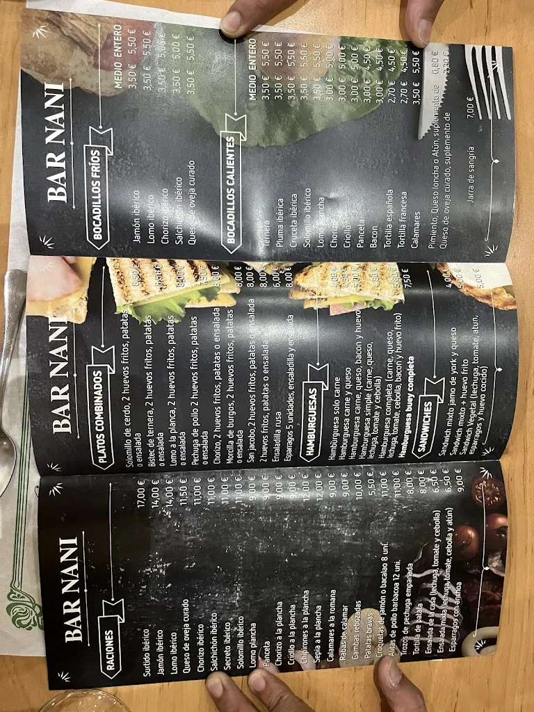 Menu_Restaurante Nani_Gejuelo del Barro_image_1