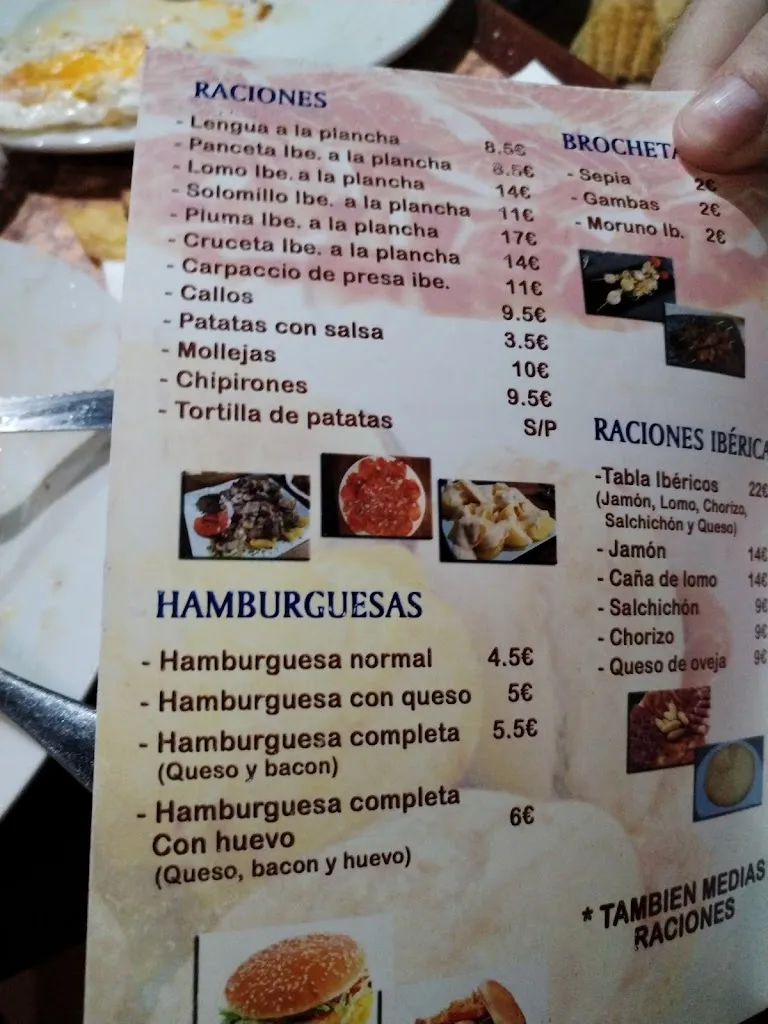 Menu_Café Bar El Rincón de Curro_Gejuelo del Barro_image_4