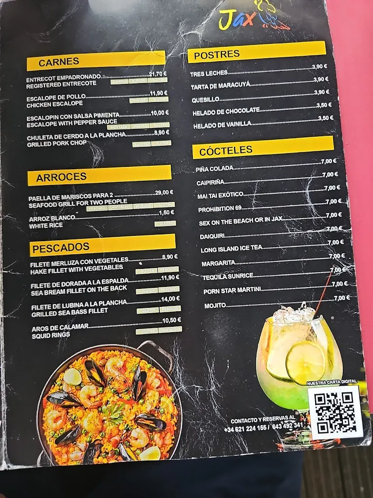 Menu_Restaurante Latino Jax Torrevieja_Torrevieja_image_1