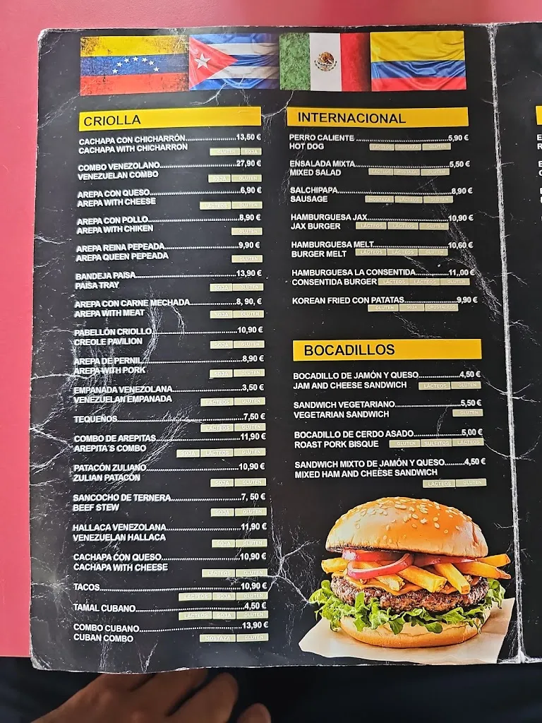 Menu_Restaurante Latino Jax Torrevieja_Torrevieja_image_2